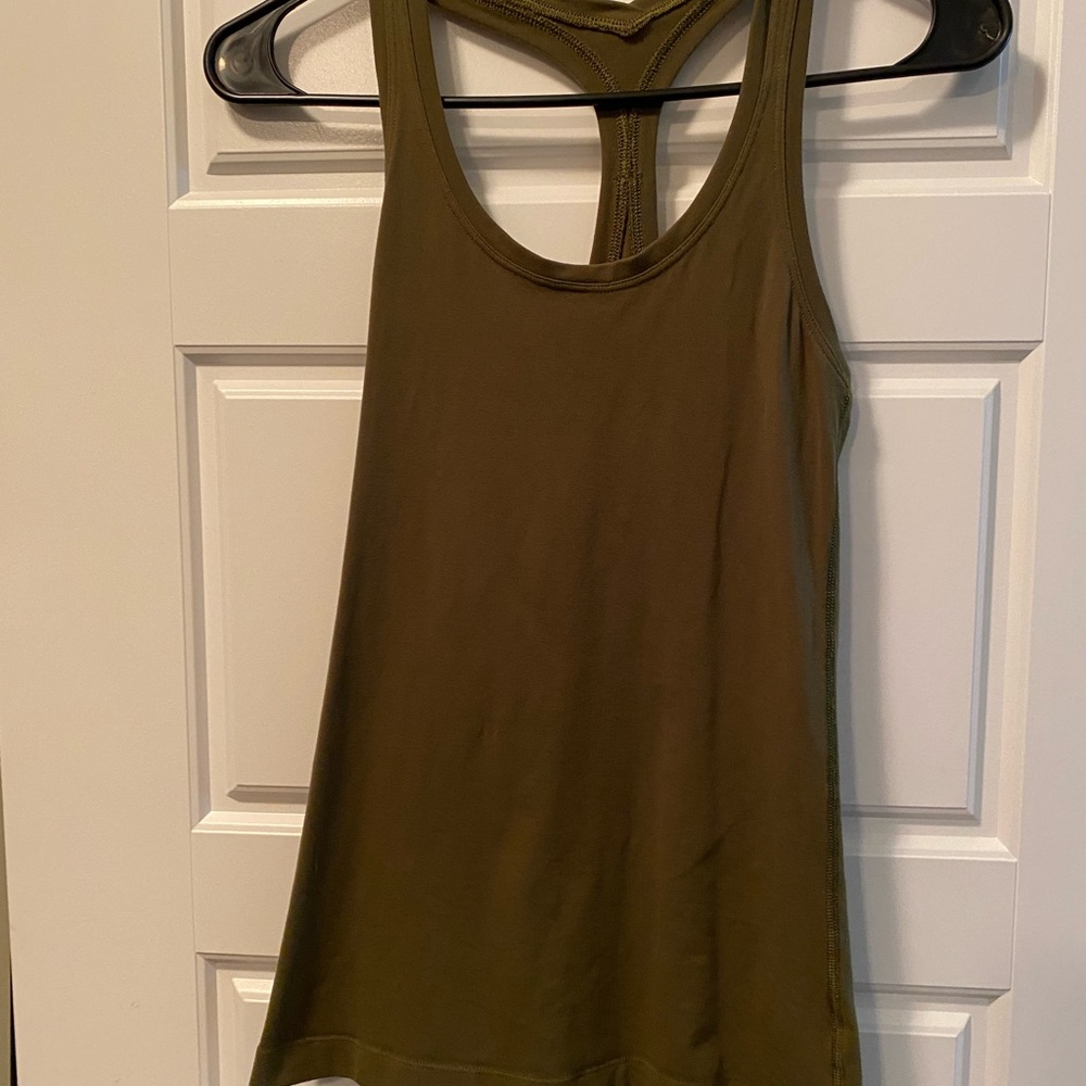 Lululemon racerback tank green